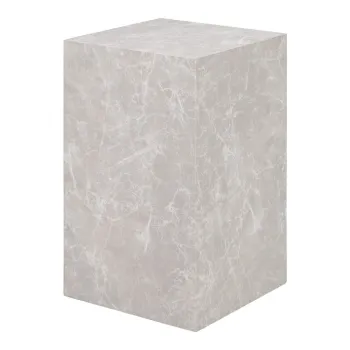 Masuta auxiliara cu aspect de marmura 30x30 cm Prague - House Nordic imagine