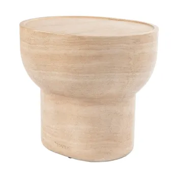 Masuta auxiliara cu aspect de piatra 42x50 cm Noble - Zuiver imagine