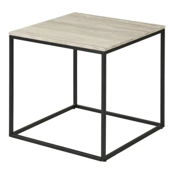 Masuta auxiliara cu aspect de piatra 45x45 cm Vita - House Nordic imagine