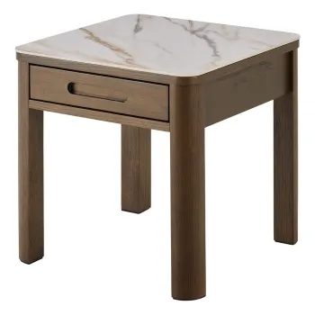 Masuta auxiliara cu blat ceramic 45x45 cm Southampton - Actona imagine