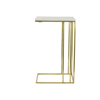 Masuta auxiliara cu blat cu aspect de marmura 31x41 cm Roshan - Light & Living imagine