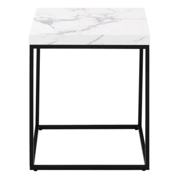 Masuta auxiliara cu blat cu aspect de marmura 40x40 cm Barossa - Actona imagine