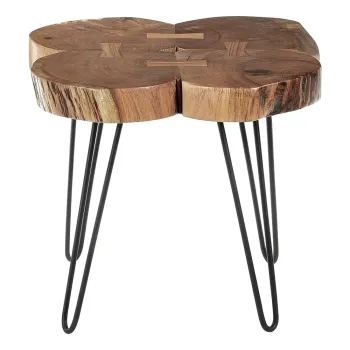 Masuta auxiliara cu blat din lemn de acacia 50x50 cm Nandri - Premier Housewares imagine