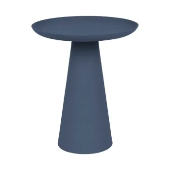 Masuta auxiliara din aluminiu White Label Ringar, o 34,5 cm, albastru imagine