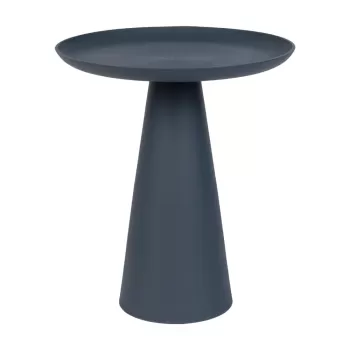 Masuta auxiliara din aluminiu White Label Ringar, o 39,5 cm, albastru imagine