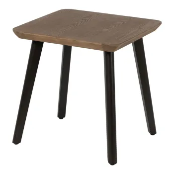 Masuta auxiliara din lemn de brad 58x58 cm Paul - Ixia imagine