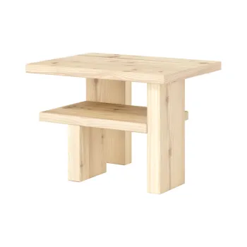 Masuta auxiliara din lemn de pin 34x45 cm Japan - Karup Design imagine