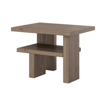 Masuta auxiliara din lemn de pin 34x45 cm Japan - Karup Design imagine