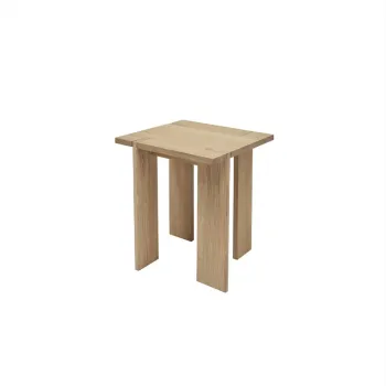 Masuta auxiliara din lemn de stejar 40x40 cm Oy - OYOY Living Design imagine