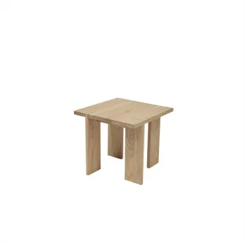 Masuta auxiliara din lemn de stejar 40x40 cm Oy - OYOY Living Design imagine