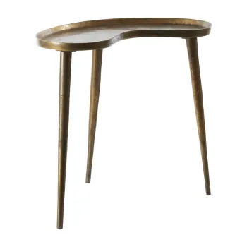 Masuta auxiliara din metal 30x53 cm Lienz - Light & Living imagine