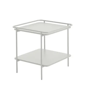 Masuta auxiliara din metal 45x45 cm Yuba - Unique Furniture imagine