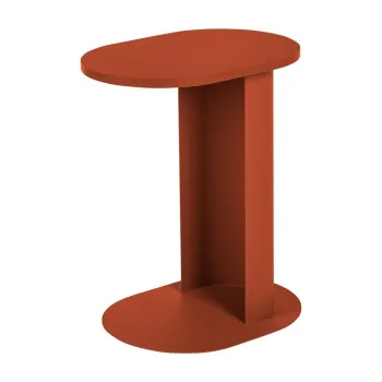 Masuta auxiliara din metal 48x34 cm Nuno - noo.ma imagine