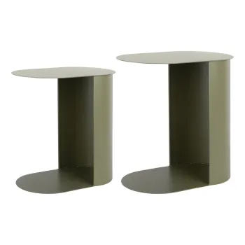 Masuta auxiliara din metal Riqueza Oval - Leitmotiv imagine