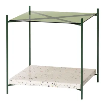 Masuta auxiliara din sticla 42x42 cm Niche - Hubsch imagine