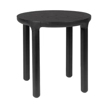 Masuta auxiliara rotunda cu aspect de lemn de frasin o 45 cm Storm - Zuiver imagine