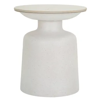 Masuta auxiliara rotunda cu blat ceramic o 40 cm Fush - Mauro Ferretti imagine