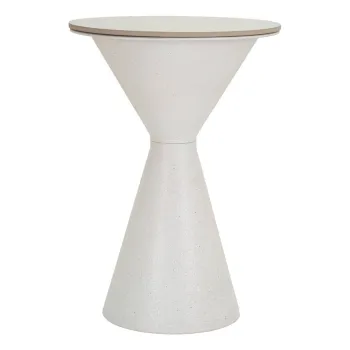 Masuta auxiliara rotunda cu blat ceramic o 44 cm Fush - Mauro Ferretti imagine