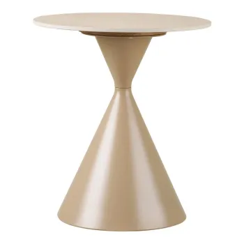 Masuta auxiliara rotunda cu blat ceramic o 50 cm Annecy - House Nordic imagine