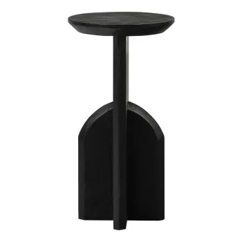 Masuta auxiliara rotunda din lemn de acacia o 30 cm Kioni - WOOOD imagine