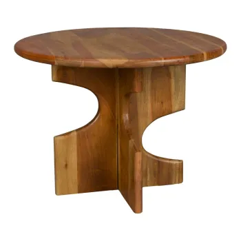 Masuta auxiliara rotunda din lemn de acacia o 60 cm Morgan - Dutchbone imagine