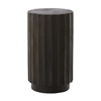 Masuta auxiliara rotunda din lemn de mango o 35 cm Ellena - Light & Living imagine