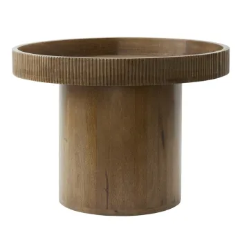 Masuta auxiliara rotunda din lemn de mango o 60 cm Kalomo - Light & Living imagine