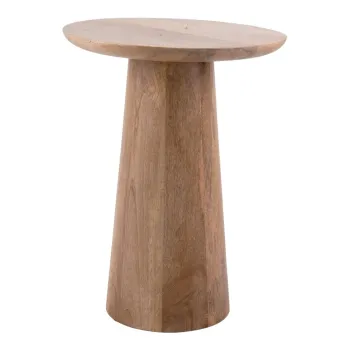 Masuta auxiliara rotunda din lemn masiv de mango o 35,5 cm Force - Leitmotiv imagine
