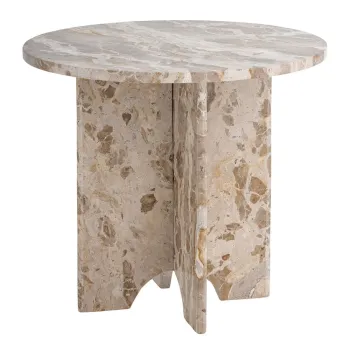Masuta auxiliara rotunda din marmura o 46 cm Jasmia - Bloomingville imagine