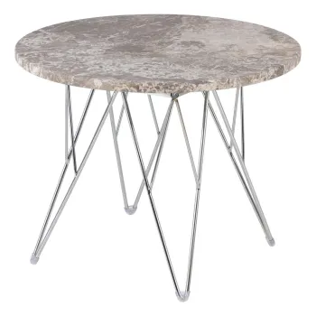 Masuta auxiliara rotunda din marmura o 55 cm Prunus - Actona imagine