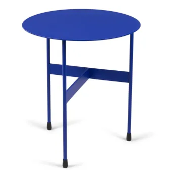 Masuta auxiliara rotunda din metal 40x40 cm Mira - Spinder Design imagine