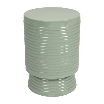 Masuta auxiliara rotunda din metal o 25 cm Sven - White Label imagine