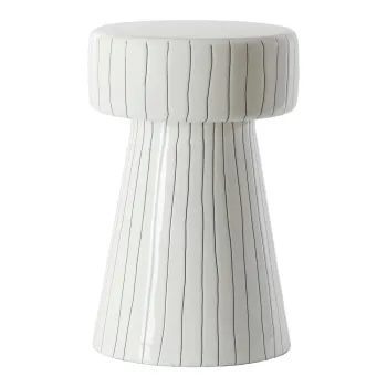 Masuta auxiliara rotunda din metal o 29 cm Dakwa - Light & Living imagine