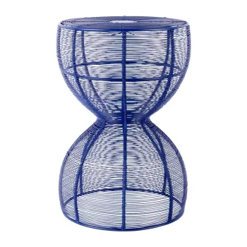 Masuta auxiliara rotunda din metal o 30 cm Cuerda Doble - Leitmotiv imagine