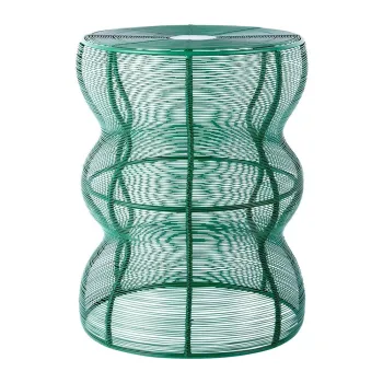 Masuta auxiliara rotunda din metal o 30 cm Cuerda Onda - Leitmotiv imagine