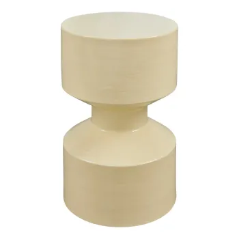 Masuta auxiliara rotunda din metal o 30 cm Hidde - WOOOD imagine