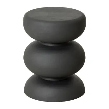 Masuta auxiliara rotunda din metal o 35 cm Kobodo - Light & Living imagine