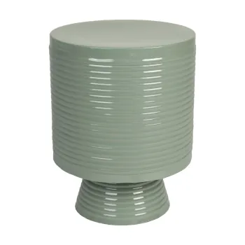 Masuta auxiliara rotunda din metal o 35 cm Sven - White Label imagine