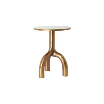 Masuta auxiliara rotunda din metal o 40,5 cm Mello - Light & Living imagine