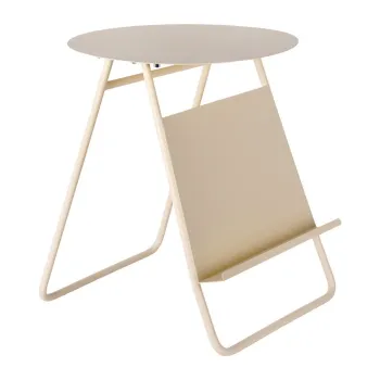 Masuta auxiliara rotunda din metal o 40 cm Esencia - Leitmotiv imagine