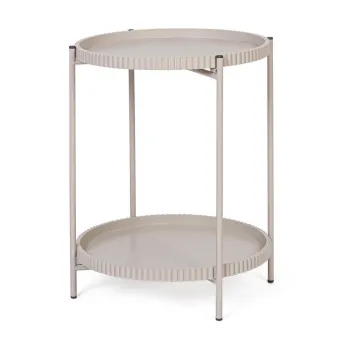 Masuta auxiliara rotunda din metal o 42 cm Herdys - Yes Everyday imagine