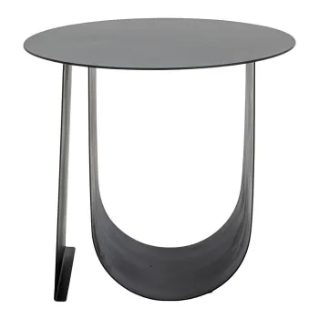 Masuta auxiliara rotunda din metal o 43 cm Cher - Bloomingville imagine