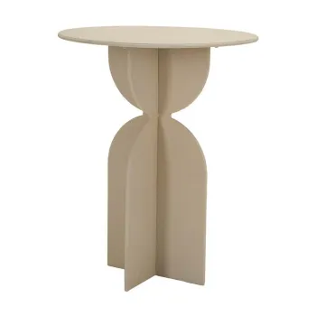 Masuta auxiliara rotunda din metal o 45 cm Dune - Mauro Ferretti imagine