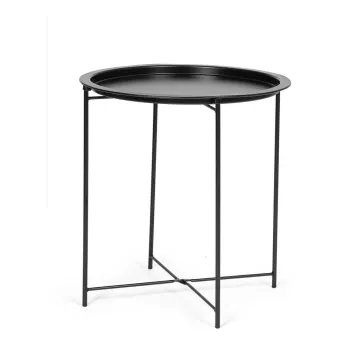 Masuta auxiliara rotunda din metal o 47 cm Hilmar - Yes Everyday imagine