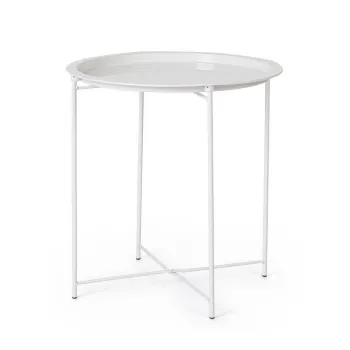 Masuta auxiliara rotunda din metal o 47 cm Hilmar - Yes Everyday imagine