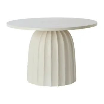 Masuta auxiliara rotunda din metal o 60 cm Veglia - Light & Living imagine