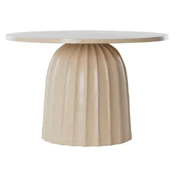 Masuta auxiliara rotunda din metal o 60 cm Veglia - Light & Living imagine