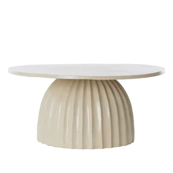 Masuta auxiliara rotunda din metal o 70 cm Veglia - Light & Living imagine