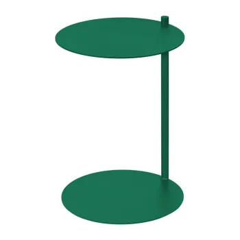 Masuta auxiliara rotunda din otel 41x40 cm Ande - noo.ma imagine