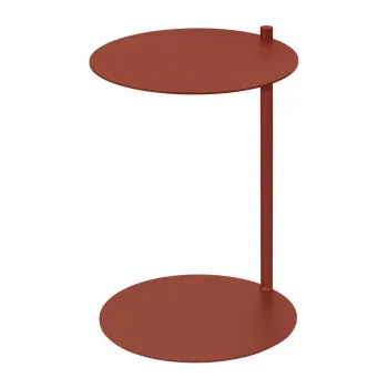 Masuta auxiliara rotunda din otel 41x40 cm Ande - noo.ma imagine